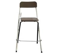 NMGBRDM Mesa Colgante Plegable para balcón, Mesa Colgante de 3 Alturas, Altura Regulable, Resistente a la Intemperie para Interior o Exterior Balcón Terraza o Jardín (Size:75cm高椅子)