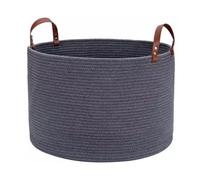 NMGHUTE Guardar Juguetes Cesta De Juguete De Cuerda De Algodón, Almacenamiento Grande Plegable, Organizador De Almacenamiento De Juguetes Tejido para Organización De Sala De Estar Dormitorio(C)