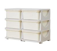 NMGHUTE Guardar Juguetes Organizador De Almacenamiento De Juguetes De 3 Niveles con Caja De Juguetes De Plástico Extraíble De 6 Contenedores para Sala De Estar, Dormitorio Y Sala De Juegos Dormitorio