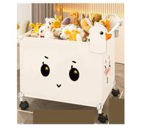 NMGHUTE Guardar Juguetes Organizador de Almacenamiento de Juguetes de plástico con Ruedas, contenedores de Almacenamiento de Juguetes, Caja de Juguetes para Sala de Juegos y Dormitorio Dormitorio(D)