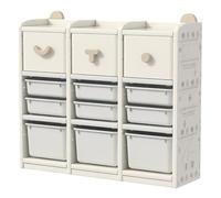 NMGHUTE Guardar Juguetes Organizador De Almacenamiento De Juguetes Multicapa con Caja De Juguetes De 9 Contenedores con Puerta De Gabinete para Sala De Juegos, Dormitorio Y Sala De Estar Dormitorio