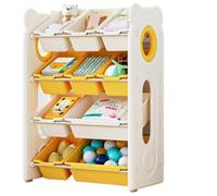 NMGHUTE Guardar Juguetes Organizadores Plásticos del Almacenamiento del Juguete con 10 Compartimientos Removibles para La Sala De Estar De La Sala De Juegos Dormitorio(C)