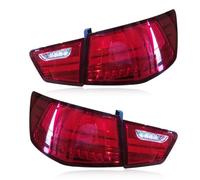 NMJLQW 2 Piezas De Conjunto Luces Traseras Para Kia Para Forte Para Cerato 2009-2012 2013 Luz Trasera Intermitente Marcha Atrás Freno(Red Cover)