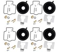 NMJLQW 4 Juegos De Émbolo De Reparación De Carburador De Motocicleta, Kit De Flotador De Diafragma para K&awasaki para Ninja ZX-10 ZX1000-B1-B3 1988-1990