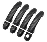 NMJLQW 8 Piezas Embellecedores Exteriores Manijas Puertas ABS Cromado/fibra Carbono Para VW Para Caddy 2004 2005 2006 2007-2013(Carbon Fiber)