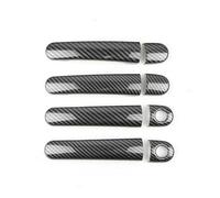 NMJLQW Accesorios Coche Cubiertas Manijas Puerta Exteriores Pegatinas Decorativas Para Skoda Para Roomster 2006-2015 etiqueta engomada