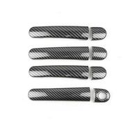 NMJLQW Accesorios Coche Cubiertas Manijas Puerta Exteriores Pegatinas Decorativas Para Skoda Para Roomster 2006-2015 etiqueta engomada