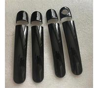 NMJLQW Accesorios Estilo Coche Cubierta Manija Puerta Cromada Negra Brillante Para VW Para Golf 5 MK5 V Para Rabbit 1K 2004-2009(Style 1)