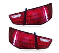 NMJLQW Conjunto De Luces Traseras 2 Piezas Para Kia Para Forte Para Cerato 2009-2013, Luz Trasera, Giro, Marcha Atrás Y Freno(Red Cover)