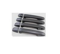 NMJLQW Cubierta Embellecedora Manija Puerta Con Acabado ABS Fibra Carbono Para Prius Modelos 2010 2011 2012 2013 2015(Type B)