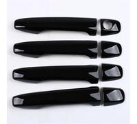 NMJLQW Embellecedores Manija Puerta Coche Pegatinas Fibra Carbono ABS Color Negro Para Subaru Para Levorg 2015 2016 2017 2018 2019(Style 2)