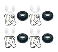 NMJLQW Kit De Reparación De Carburador De Motor, Diafragma De Vacío, Membrana De Flotador, Pieza De Válvula para Y&amaha YZF750R YZF750 YZF 750 R 1993-1998(B 4 Sets)