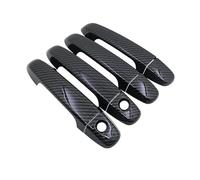 NMJLQW Kit Embellecedores Manijas Exteriores Puertas Para Vitz MK3 XP130 Para Yaris 2012-2019 Fibra Carbono Adhesivos Estilo(Type A)