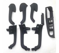 NMJLQW Manija De Puerta Interior Coche, Conjunto Cubierta Agarre, Accesorios Color Negro Para VW Para Golf GTi Mk5 2006 2007 2008 2009 Pieza de repuesto interior(8pcs)
