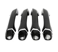 NMJLQW Moldura Fibra Carbono Impresa Para VW Para Tiguan L 2017-2020 Piezas Exteriores Incluye Embellecedor Manija Puerta Lateral(No Button Set)