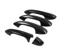 NMJLQW Para Benz Clase E W213 W238 2016-2023 Cubiertas Manijas Puertas Negro Brillante Volante A La Izquierda Estilo Pegatinas(Style 4)