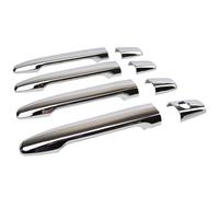 NMJLQW Para Mitsubishi Para Outlander 2008-2020 Smart Key Chrome Car Door Handle Cover Bisel Protector Covers Trim Moldura(Style 1)