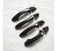 NMJLQW Para Seat Para Leon Para Cupra 5F MK3 Cubierta Decorativa Manija Puerta Embellecedor Plástico Fibra Carbono Imitación(Type Q)