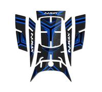 NMJLQW Pegatinas de Motocicletas Almohadilla De Depósito para Motocicleta, Cubierta De Gas para Patinete, Pegatina Protectora, Accesorios para NMAX125 NMAX155 Nmax 125 155(BLU)