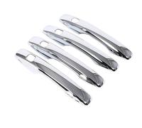 NMJLQW Pegatinas Decorativas Cubierta Cromada para Manija De Puerta Exterior De Coche Protector contra Arañazos Pegatina Decorativa De Repuesto para Volvo S90 90 2017-2022(4Handle 4 Buttons)