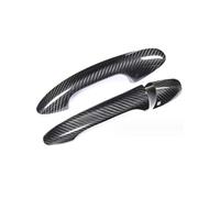 NMJLQW Pegatinas Fibra Carbono Manija Puerta Para Benz Clase C W205-AMG GT De 2 Puertas LHD/RHD Con O Sin Cerraduras Remotas(LHD no hole)
