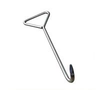 NMKSYX Gancho de Pozo Tapa Rígida Triangular para Tanque Séptico con Gancho En Forma De J
