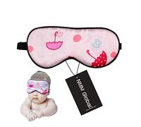 NMM Global - Máscara de dormir de seda de morera 100% natural, para hombres, mujeres y niños, máscara de ojos súper suave para dormir con tapones para los oídos