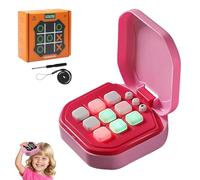 NMM Tic Tac Toe Electrónico | Consola de juegos portátil | Smart Games con 9 modos | Juego de secuencia | Juegos de viaje | Consola electrónica de juegos para niños y adultos | TikTakToe con función