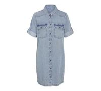 NMNEW Signe S/S Denim Dress WG003LB Noos, Mezclilla De Color Azul Claro, M