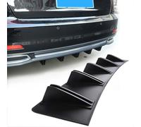 NMQDFRER Difusor del Alerón Inferior del Coche para VW T-ROC SUV 2017-2025,Difusor de Labio Parachoques Trasero Coche Aleta de Tiburón Spoiler Protector Chasis Automóvil,Black