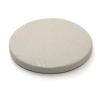 NMVAWIPT Cojín Redondo For Silla: Funda Extraíble De Lino Y Algodón, Parte Inferior Antideslizante Cojín Asiento Lavable For Meditación En El Suelo(Beige)