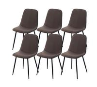 NMVAWIPT Juego De 2 Sillas Comedor Modernas Tapizadas con Asiento Acolchado Piel Sintética Y Patas Metal. Respaldo Cómodo. Fácil Montaje(Color 32,6pcs)