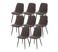 NMVAWIPT Juego De 2 Sillas Comedor Modernas Tapizadas con Asiento Acolchado Piel Sintética Y Patas Metal. Respaldo Cómodo. Fácil Montaje(Color 32,8pcs)