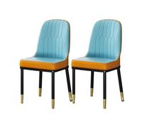 NMVAWIPT Silla De Comedor Moderna Tapizada con Respaldo, For El Lado La Cocina del Restaurante(Color 32,2pcs)