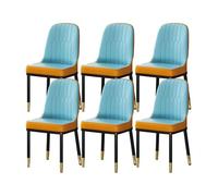 NMVAWIPT Silla De Comedor Moderna Tapizada con Respaldo, For El Lado La Cocina del Restaurante(Color 32,6pcs)