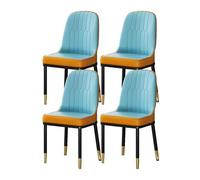 NMVAWIPT Silla De Comedor Moderna Tapizada con Respaldo, For El Lado La Cocina del Restaurante(Color 32,4pcs)