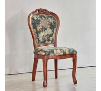 NMVAWIPT Sillas De Comedor Estilo Europeo, Mesas Lectura Madera Maciza Y Cuero Genuino For El Hogar, Sillones Retro Americano(10)