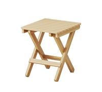 NMVAWIPT Taburete Plegable Pequeño De Madera Maciza, Portátil, Hecho A Mano, For Exteriores, For Cambiar Zapatos, Estilo Chino Ma Zha, Ideal For Sala Estar, Granja Y Ocio(Style 1,L)