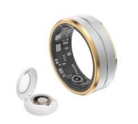 NMVB Smart Ring Health Tracker for Women Men, Sleep Monitor Monitor Fitness Paso Anillo de conteo con Estuche de Carga, Monitoreo de frecuencia cardíaca Oxígeno Sleep Sport Rastreador de Salud