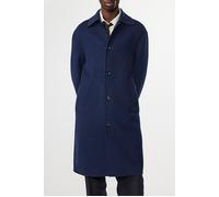 NN.07 Franco 8015 Relaxed Fit Overcoat, Navy Blue Talla: M | Outlet | Hombre | Azul