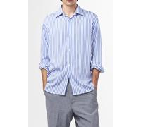 NN.07 Freddy No Pkt 5330 Shirts Blue Stripe Talla: M | Camisas de Trabajo Outlet | Hombre | Azul