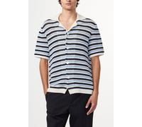 NN.07 Henry Knit Navy Stripe Talla: M | Cárdigan Outlet | Hombre | Azul