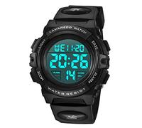 NN BEN NEVIS Reloj digital para niños de 5 a 15 años, cronógrafo multifunción para deportes al aire libre, cronógrafo impermeable de 50 m, calendario de alarma, reloj para niños con retroiluminación