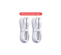 NNBILI3pcs Cargador rápido universal de 100W Cable USB C a Tipo C de 2m, compatible con Samsung, HUAWEI, Xiaomi - 2 piezas