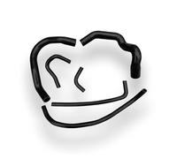 NNBINK Tubería de radiador Auto Compatible con Jeep para Cherokee XJ 4.0L 1991-2001 6 Piezas Manguera Refrigerante del Radiador Automóvil Manguera Superior E Inferior Tubo(Black)