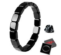 NNBWLMAEE 2026 New Hematite Bracelet for Men, Mens Bangle with Minimalist Masculine Design, Comfortable Wear, Restore Confidence Your Edge, Gift for Dad, Husband, Boyfriend (1PC)