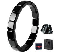 NNBWLMAEE 2026 New Hematite Bracelet for Men, Natural Hematite Stone Beaded Balance Jewelry, Comfortable Wear, Restore Confidence Your Edge, Gift for Dad, Husband, Boyfriend (1pc)