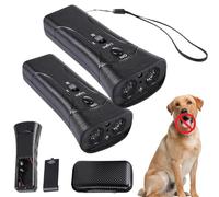 NNBWLMAEE 2026 New Petgentle Dog Trainer, 11cm Pet Gentle Anti Barking Device with HD Display & LED Flashlight, Safe & Effective Bark Silencer for All Dog Breeds, Indoor & Outdoor Use (2PCS)