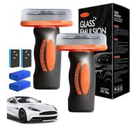 NNBWLMAEE 2026 New Q4 Glass Guard, 100g Hand-Held Glass Emulsion Cleaner, Car Glasss Oil Film Remover Brush, Car Window Cleaner, for Car, Windows, Mirrors, and Glassses Surfaces (2pcs(200g))