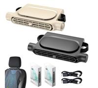 NNBWLMAEE Car Backseat Fan with 3 Speeds, Car Fan for Driver and Passenger's Seat Usb Cooling Fans for Backseat, Sedan, SUV, Truck, RV & Vehicles (2PCS)
